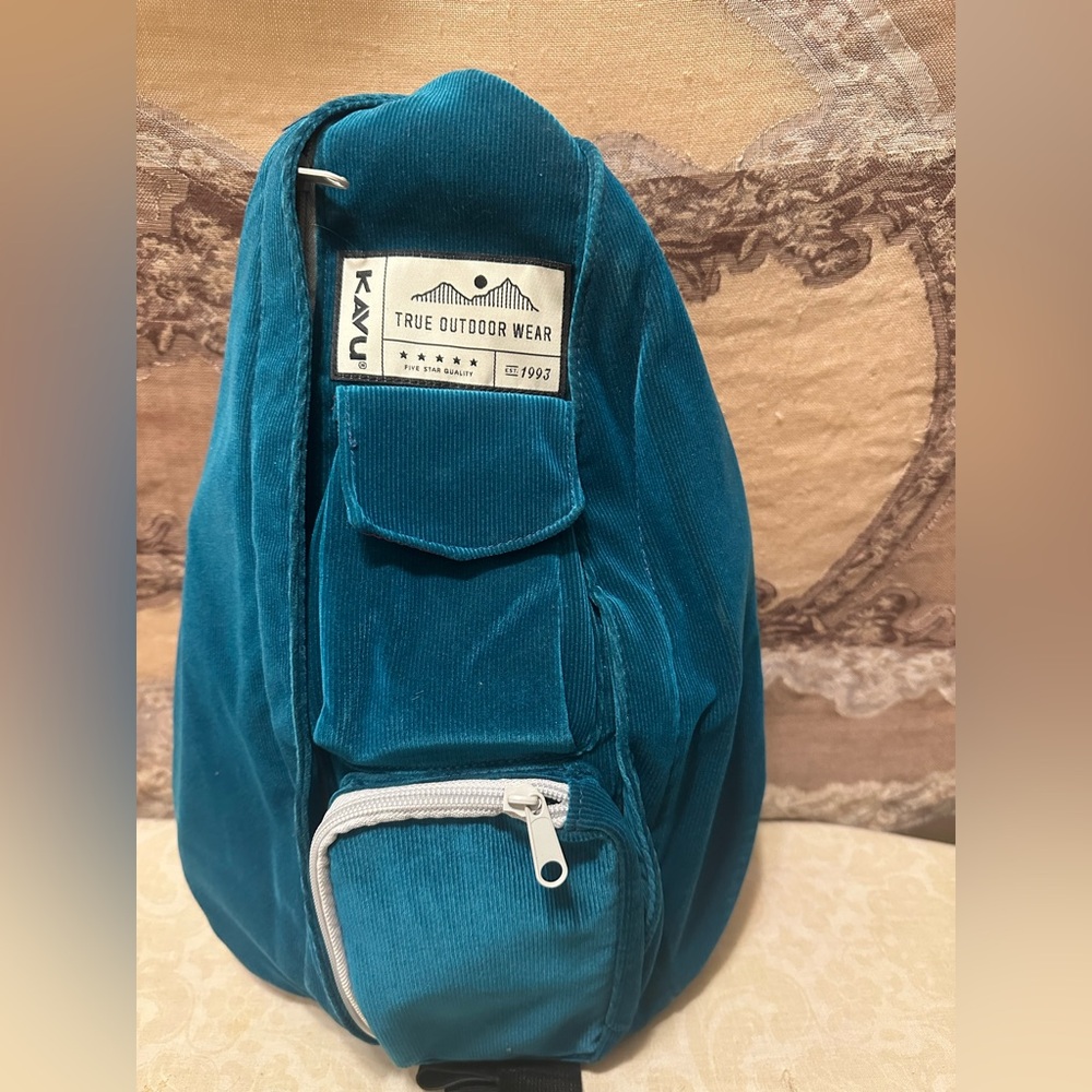 Kavu bag made with rope straps in Turquoise